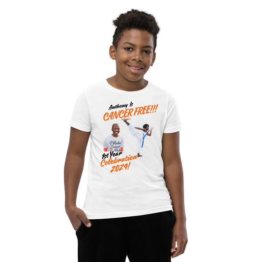 Youth Short Sleeve "I KICKED CANCER'S BUTT" T-Shirt