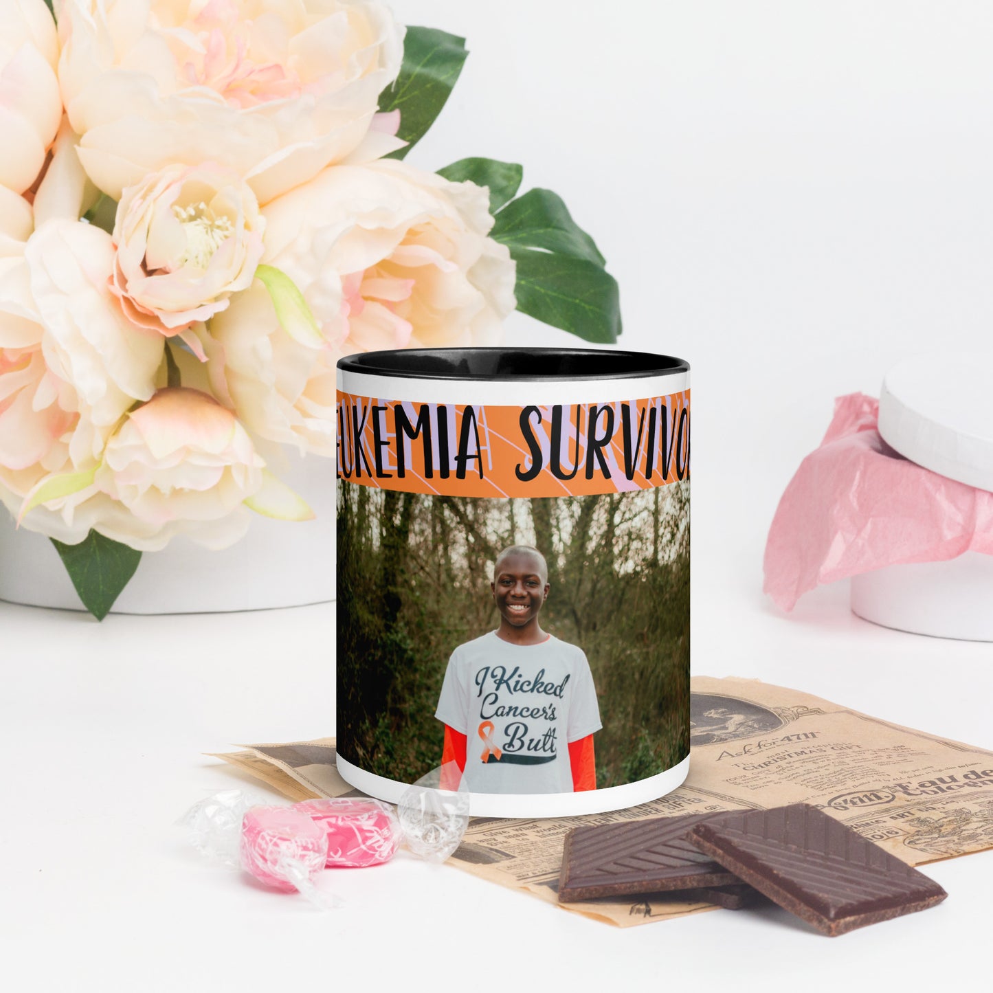Anthony 2023 Leukemia Survivor Mug w/ Color Inside