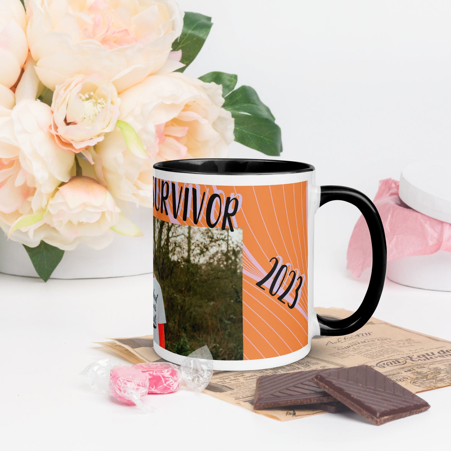 Anthony 2023 Leukemia Survivor Mug w/ Color Inside