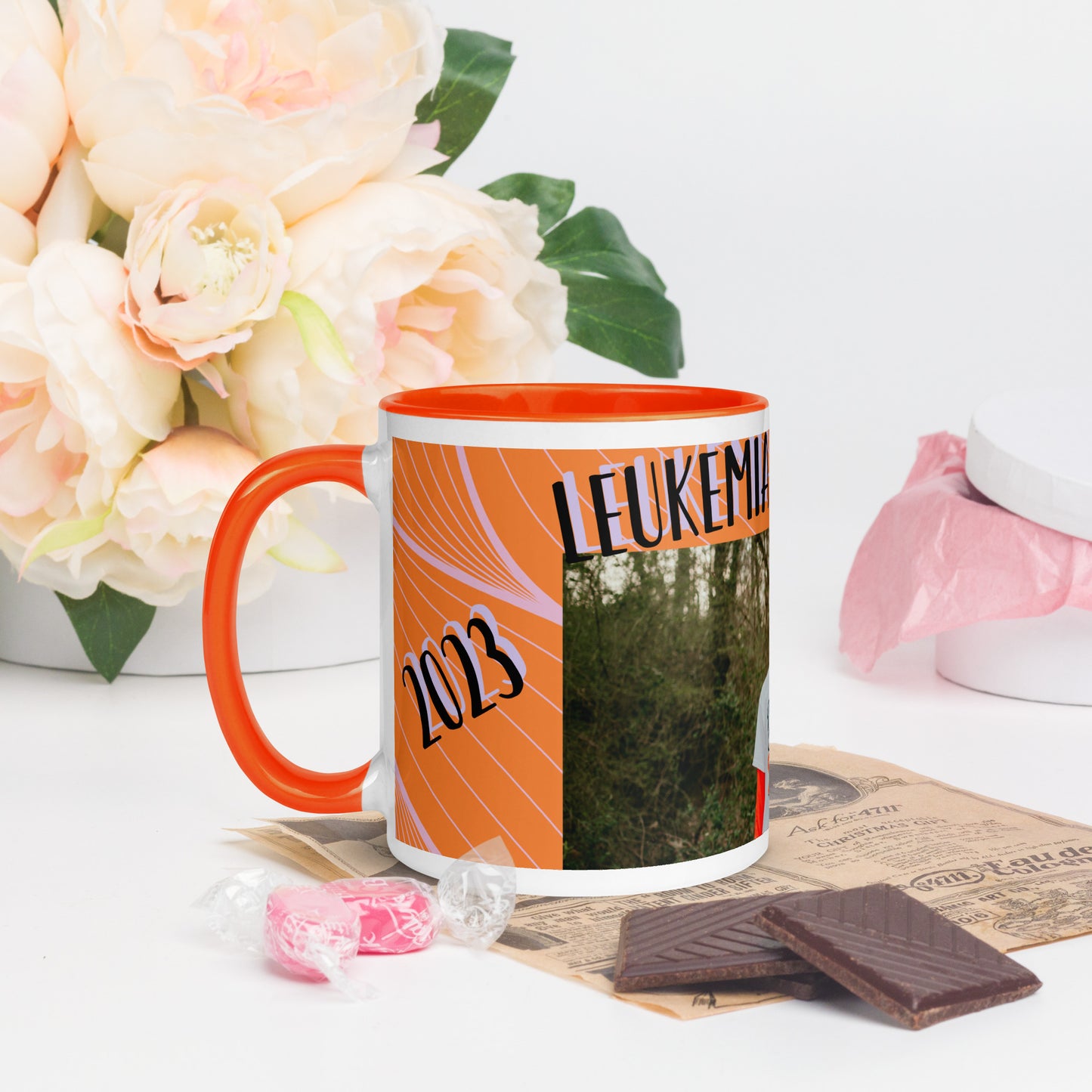 Anthony 2023 Leukemia Survivor Mug w/ Color Inside