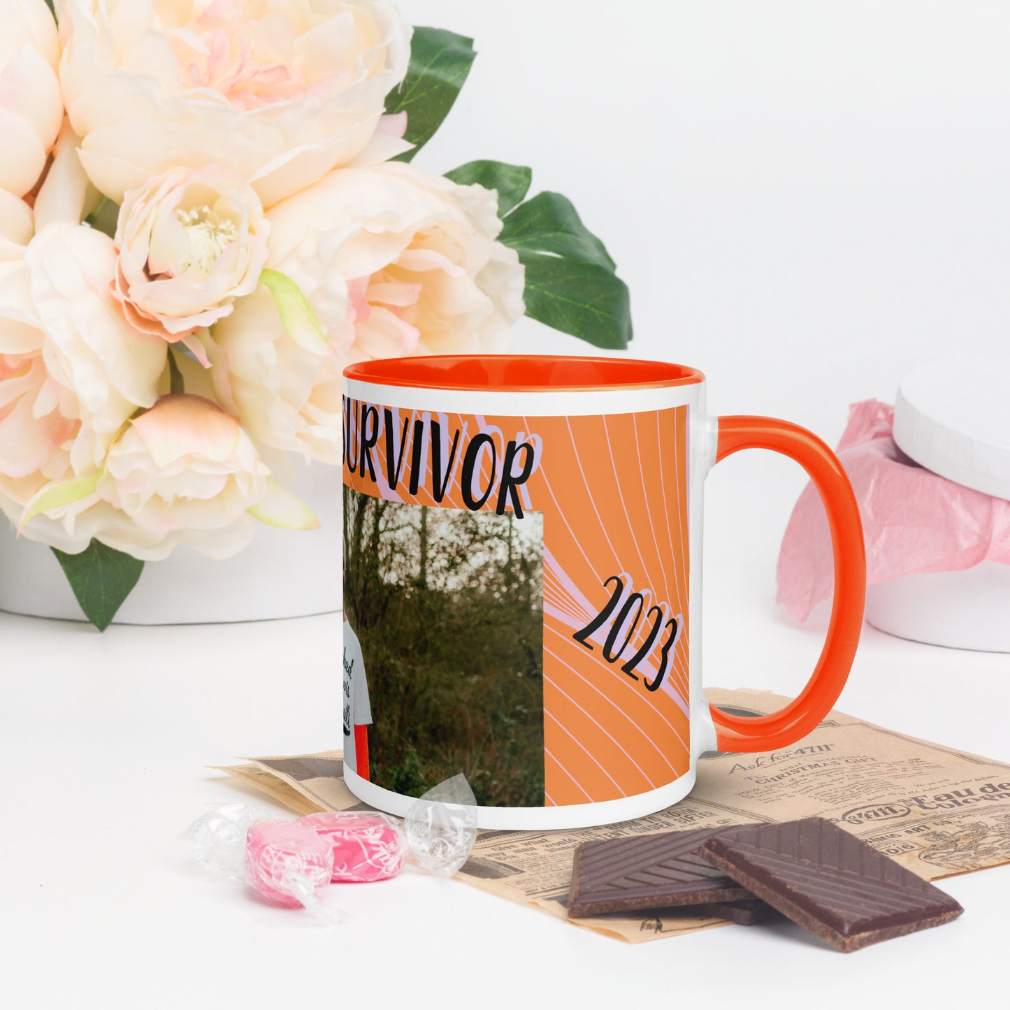 Anthony 2023 Leukemia Survivor Mug w/ Color Inside
